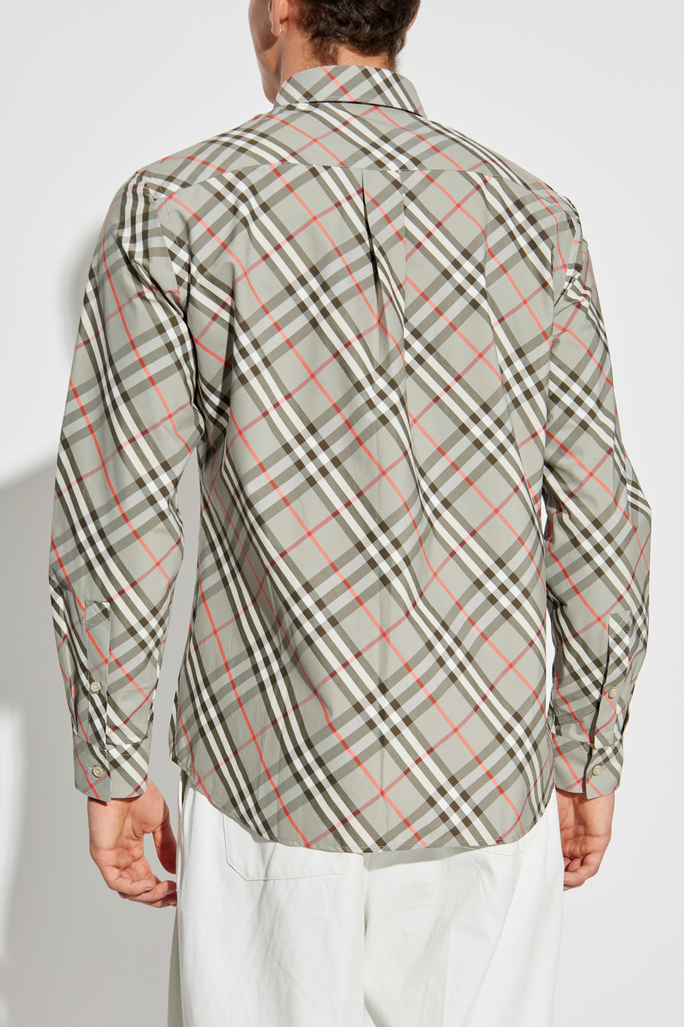 BURBERRY チェック柄ジャケット サイズ42 チェック ジャケット (アーカイブベージュ Beige) - ウィメンズ